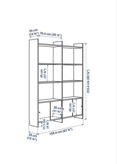 Estante com 4 modulos