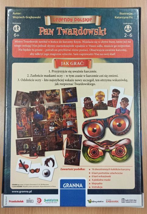 Gra planszowa Pan Twardowski Granna nowa