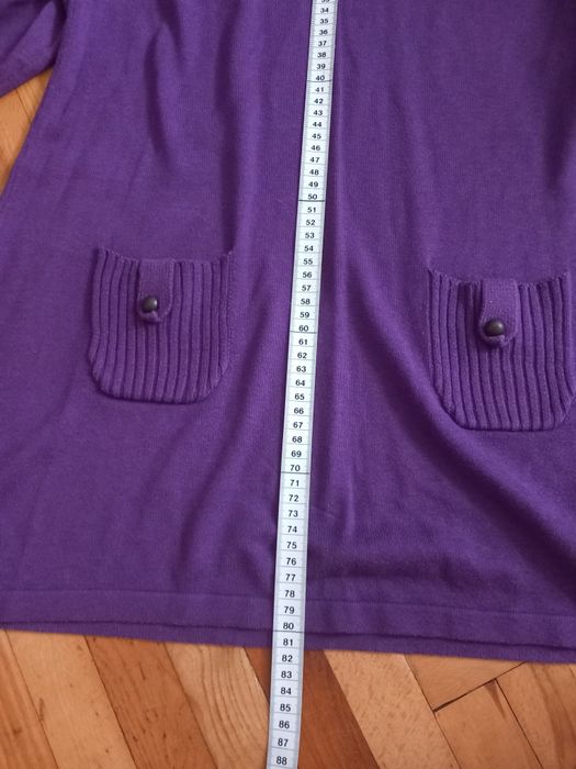 Fioletowy golf -tunika