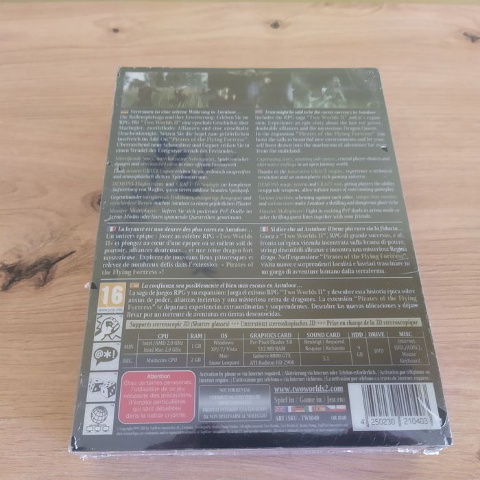 TWO WORLDS II gra na pc. Wersja kolekcjonerska!!

Na sprzedaż g