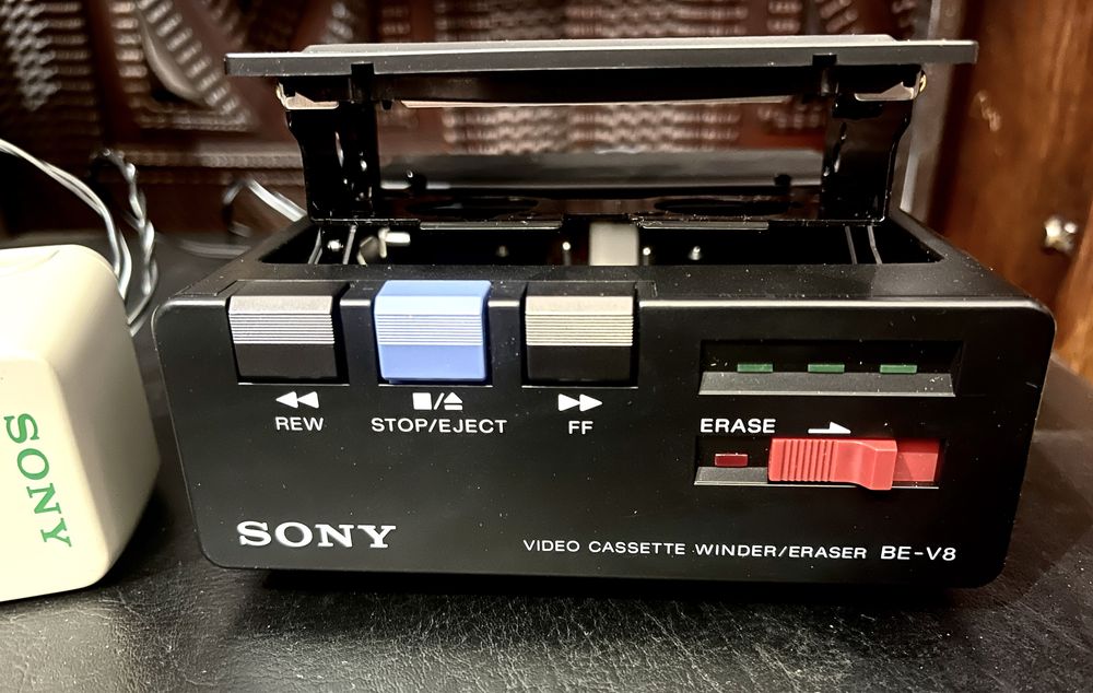 Sony BE-V8 winder / eraser - Raro