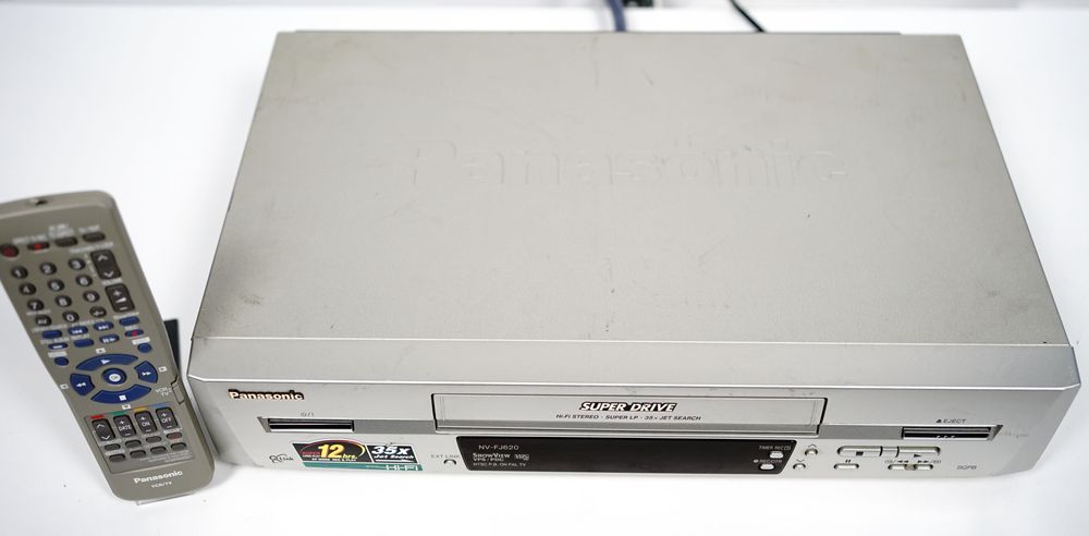 VCR Panasonic NV-FJ620 Magnetowid VHS * Odtwarzanie S-VHS * INDEX 6-gł
