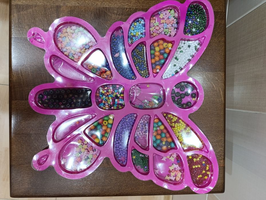 Бісер для дитячої творчості, набір з бісеру