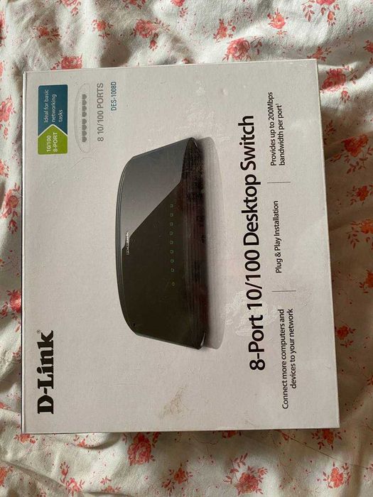 8-портовий комутатор D-Link DES-1008D