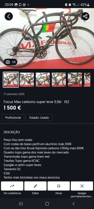 Mafrabike Bicicletas de estrada Carbono oportunidade