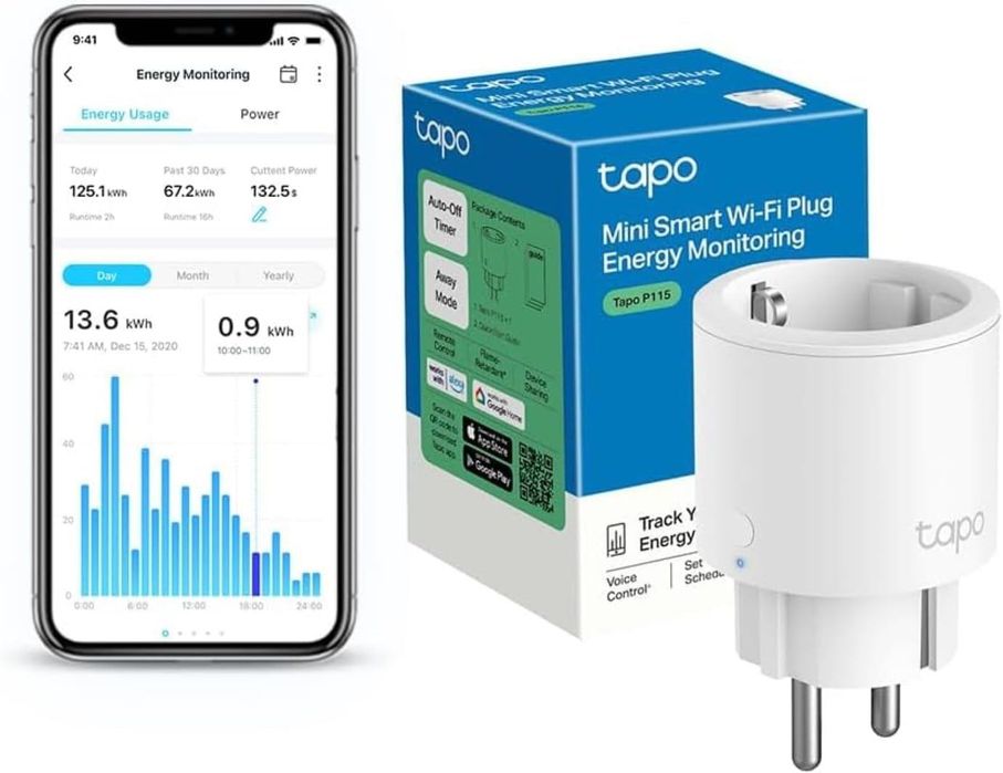 2x Tapo Tomada inteligente On/Off (Wi-Fi) Smart Plug **selada**