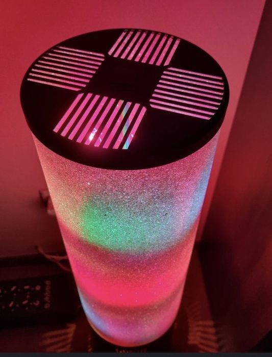 Торшер кольоровий світломузичний на підлогу , повністю робочий .Вінтаж