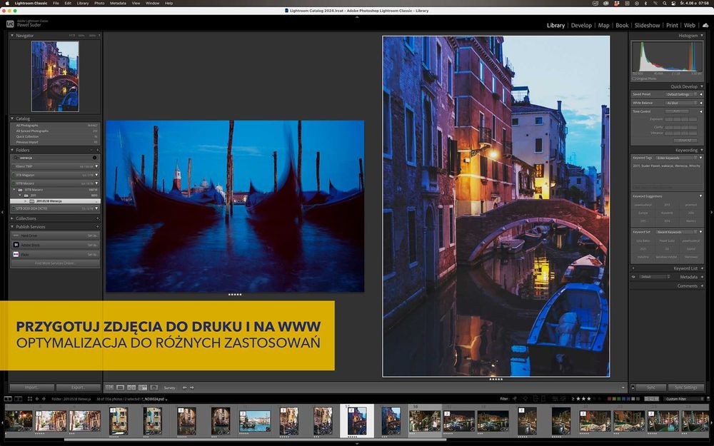 Szkolenie warsztaty indywidualne 1:1 Adobe Lightroom, Photoshop Kraków