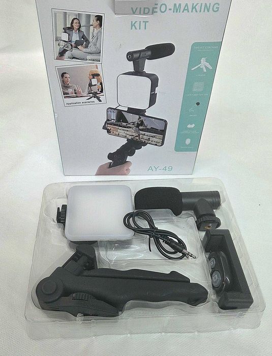 Kit de criação de vídeo AY-49 para smartphone