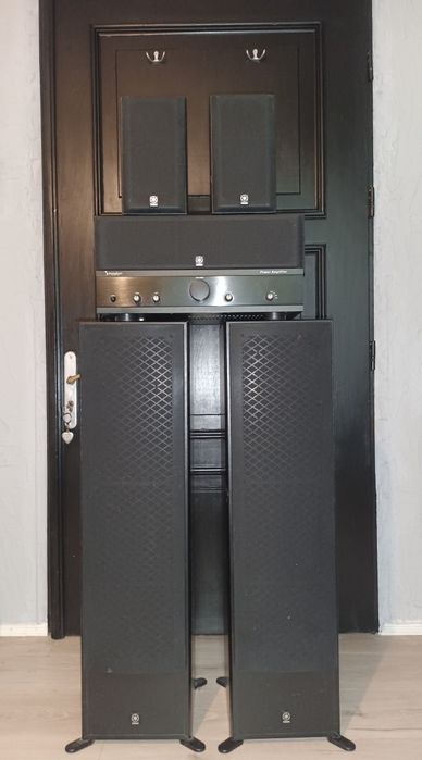 Zestaw Głośników YAMAHA + Wzmacniacz Promethean AV-3016