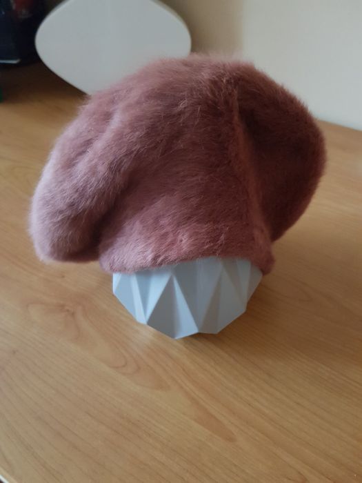 Beret damski - 60% angora