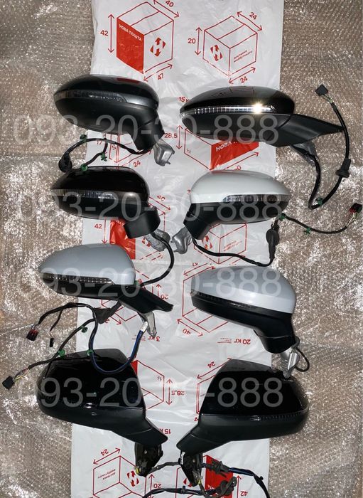Зеркало Audi Q5 Q7 4M Q8 Tiguan Golf7 Passat B8 A3 A4 B9 A5 A6 A7 A8