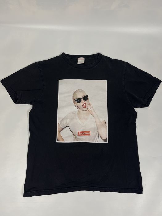 футболка supreme lady gaga vintage rap sk8 streetwear