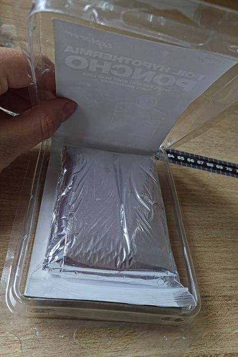KA15 Ponczo Ratunkowe Awaryjne - Foil Hypothermia Poncho