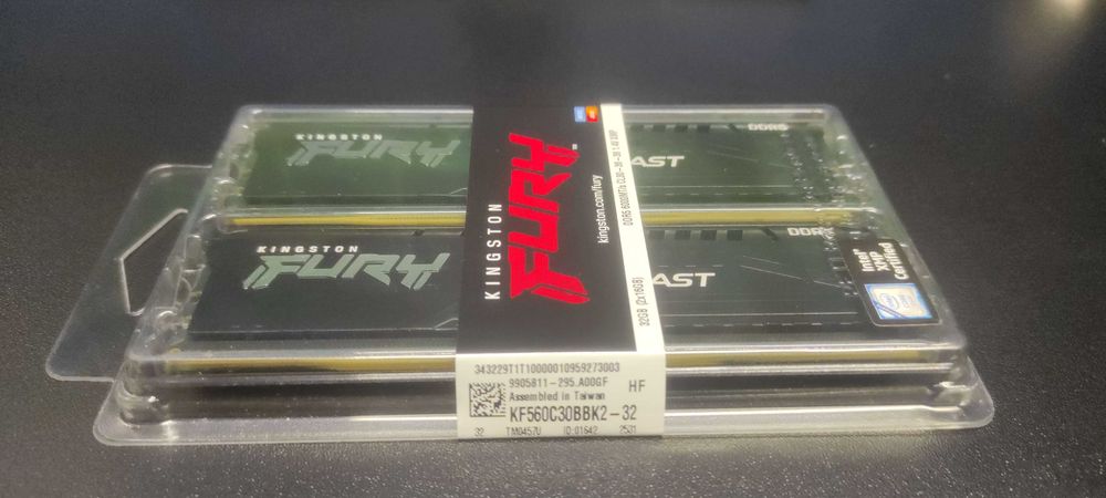 Kingston FURY 32GB (2x16GB) 6000MHz CL30 Beast Black XMP