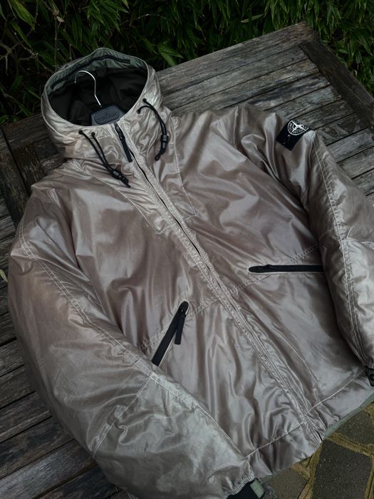 Stone island ice jacket пуховик