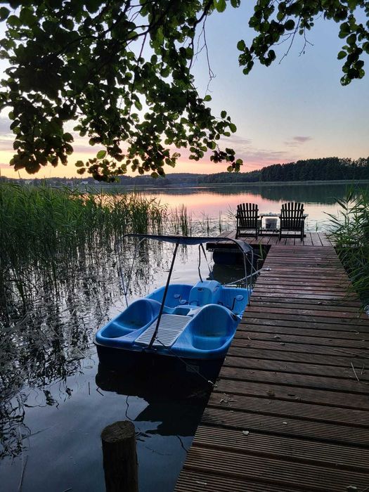 Wigry-całoroczne domy nad jeziorem Suwałki agroturystyka pomosty stawy