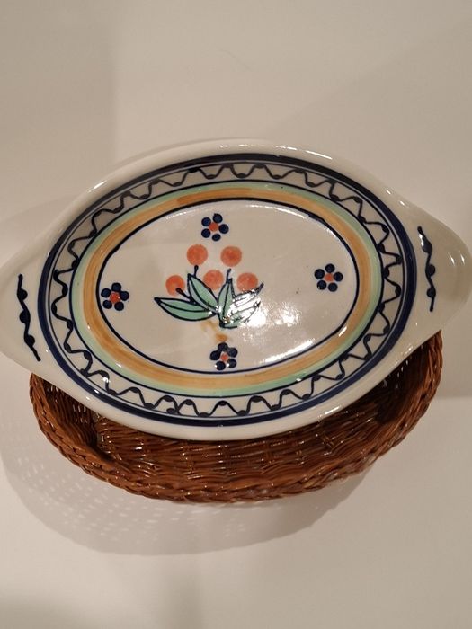 Taça rústica oval