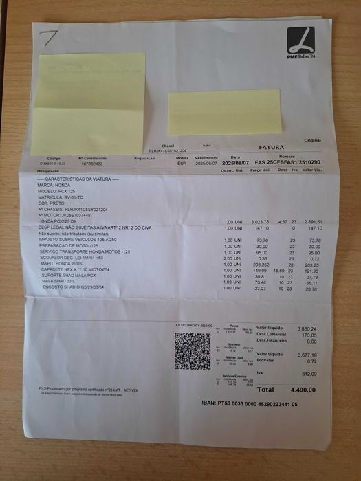 Honda PCX- DX 670km 2025