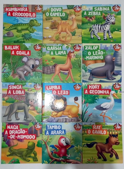 Livros da Coleção - Os Meus Animais do Zoo