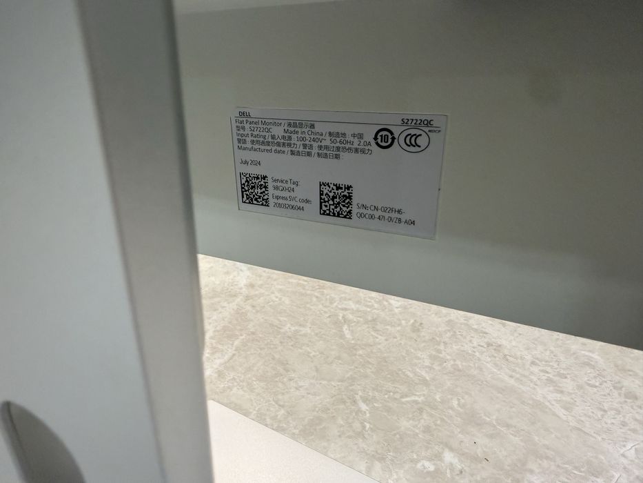 Монітор Dell S2722QC 27” 4K UHD IPS USB-C