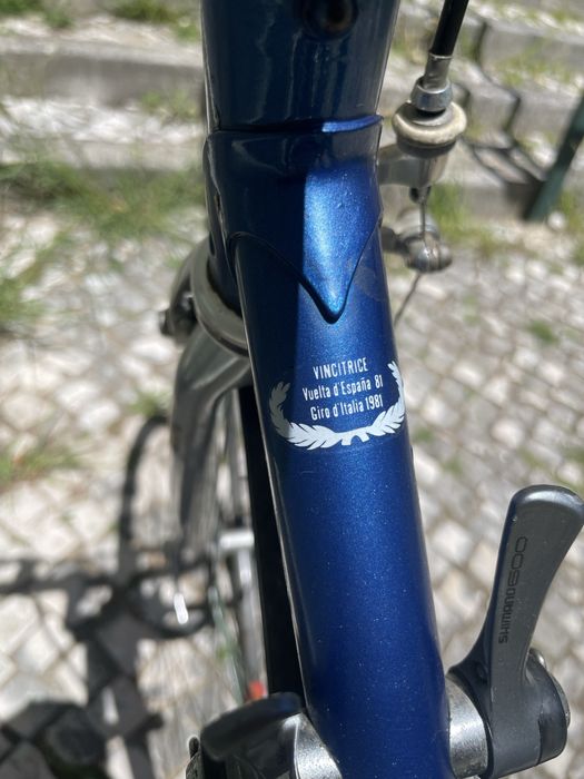 Bicicleta Pinarello de estrada clássica vintage