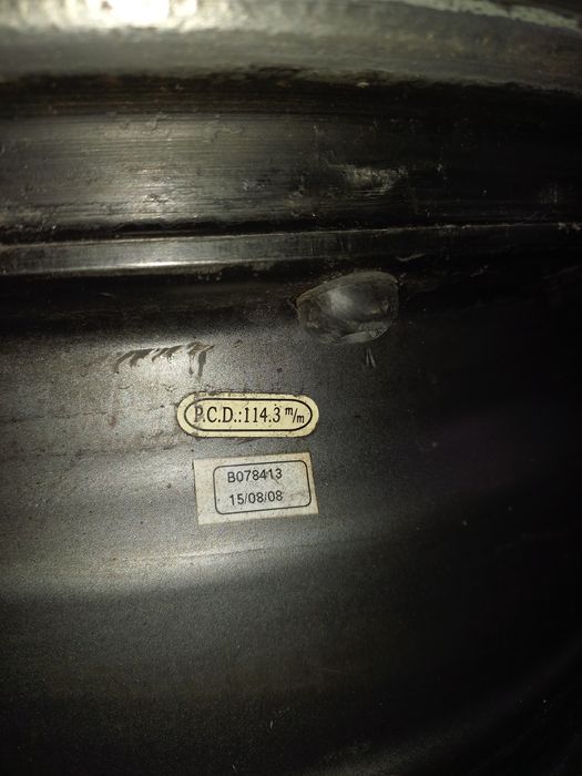 Литиє диски 5×114r15 цо 72.6