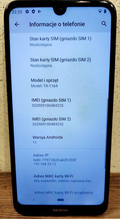 Nokia 3.2  3/32GB  Dual Sim TA-1164