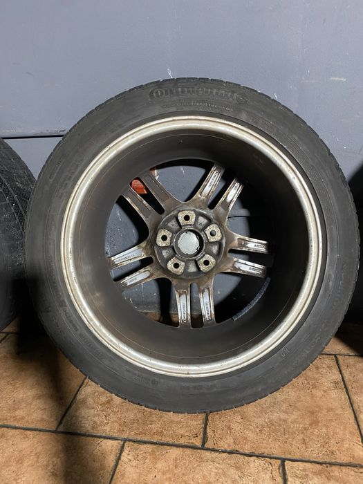 Conjunto 4 jantes originais PORSCHE R19 com pneus. Furação 5x130. Jantes em muito bom estado.