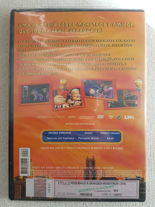 Pequenos & Grandes Monstros - DVD - Selado