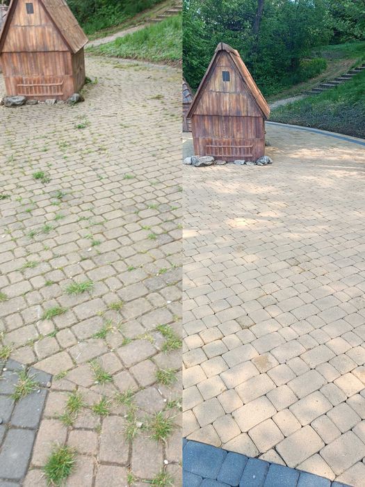 Mycie elewacji, kostki brukowej, dachów, tarasów, ogrodzeń,hal