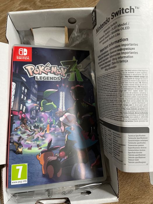 Nintendo Switch lite e Pokémon legends Za