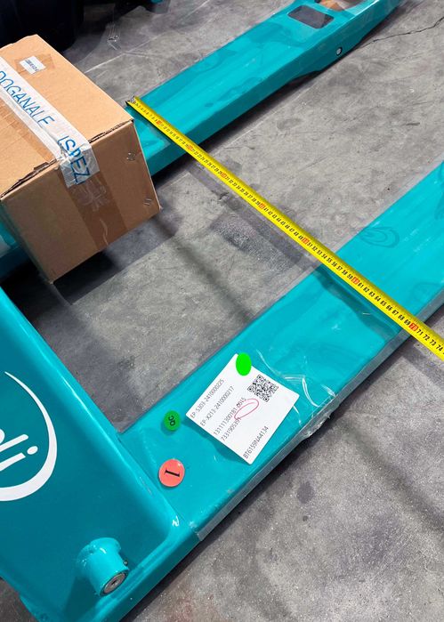 Porta-paletes elétrico Baoli Ep15 - com GARFOS LARGOS