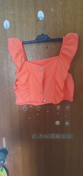 Conjunto calças e tope