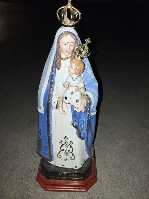 Santa em louça Nossa senhora dos montes ermos