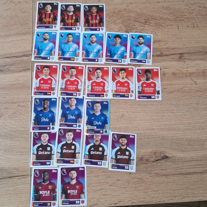 Naklejki Topps Premier league 2026