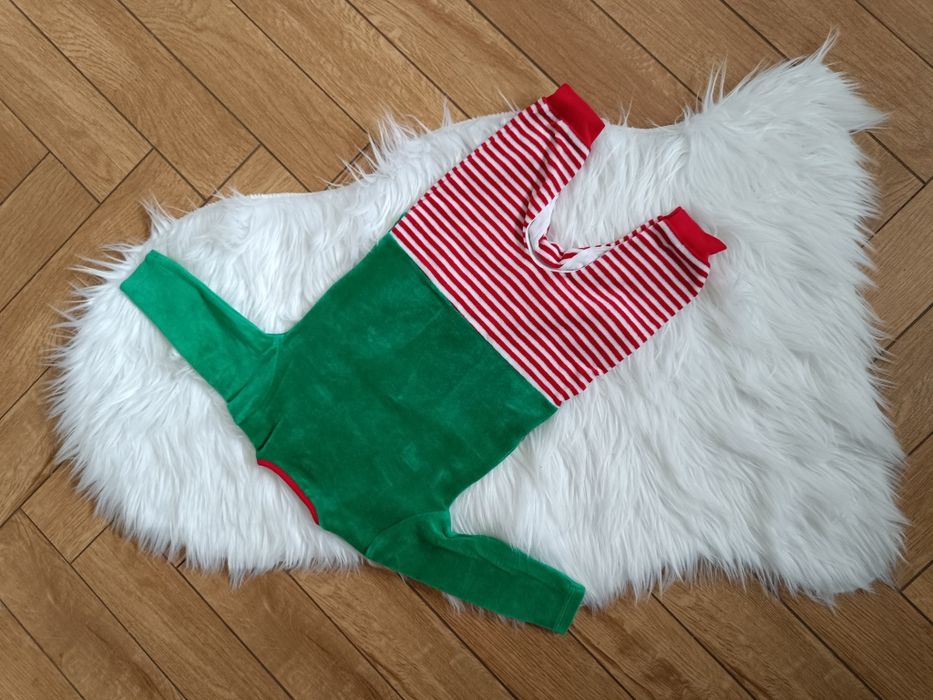 Next kombinezon pajacyk świateczny elf 3-6m