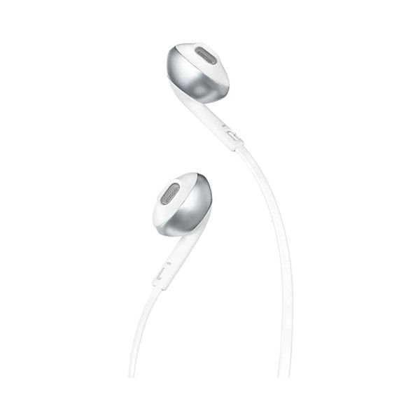 Słuchawki przewodowe JBL T205 douszne mini jack 3.5mm - białe