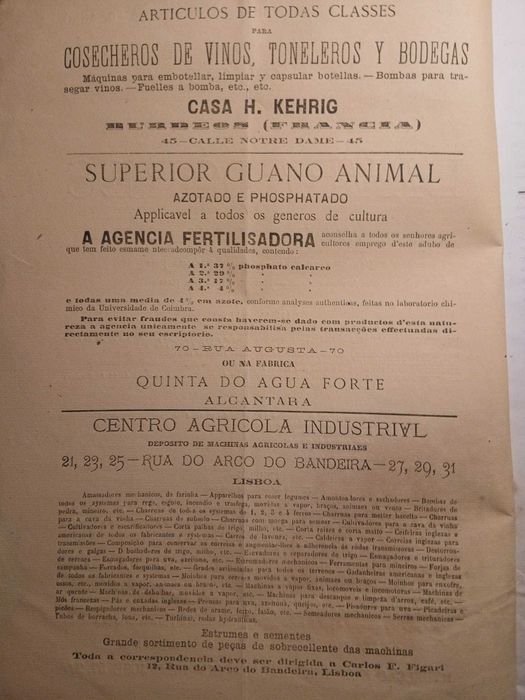 Gazeta dos Lavradores, Maio de 1883