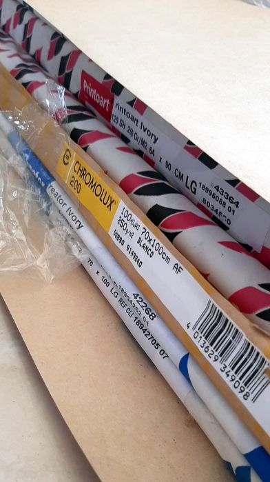 Papel p/ impressão offset, laser e digital