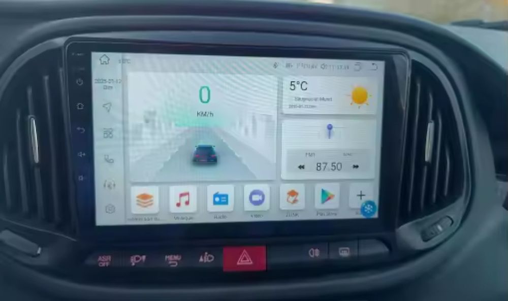 Radio Android 9" Fiat Doblo (4 GB + 32 GB) + Carplay + GPS (NOVOS )