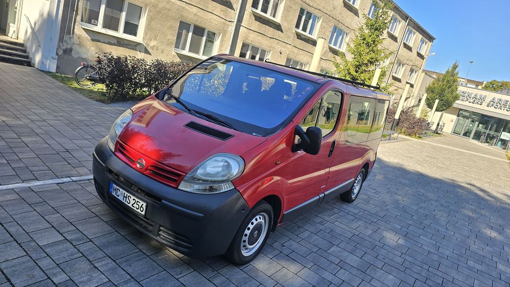 Nissan Primastar Trafic Vivaro z Gwarancją*Tempomat*Klimatyzacja*Elektryka*Hak*bdb stan
