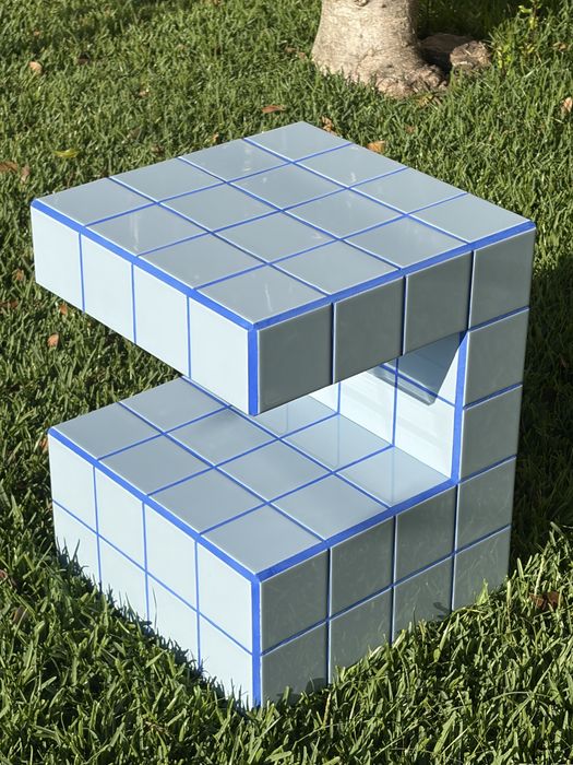 Mesa de centro em azulejo - fazemos personalizada