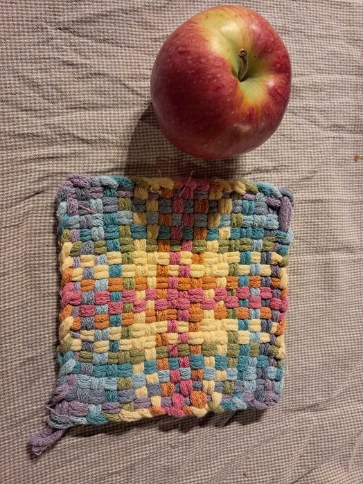Pegador artesanal de tachos e panelas (pot holder)