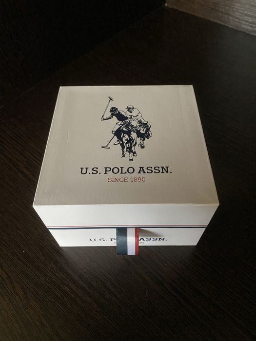 Парні годинники U.S.Polo із синім циферблатом
