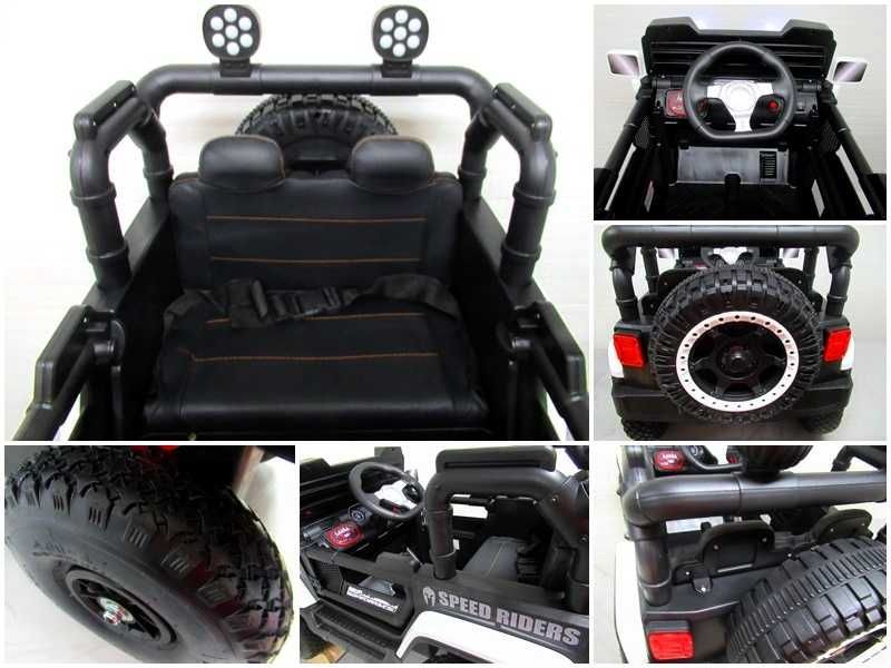 POMPOWANE KOŁA - 4x4 - DUŻE Auto autko samochód na akumulator - Nowy