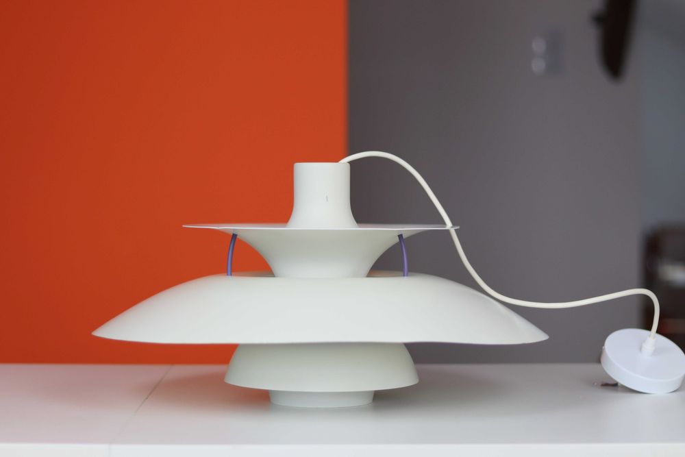 Piętrowa lampa wisząca PH5  Louis Poulsen Dania vintage