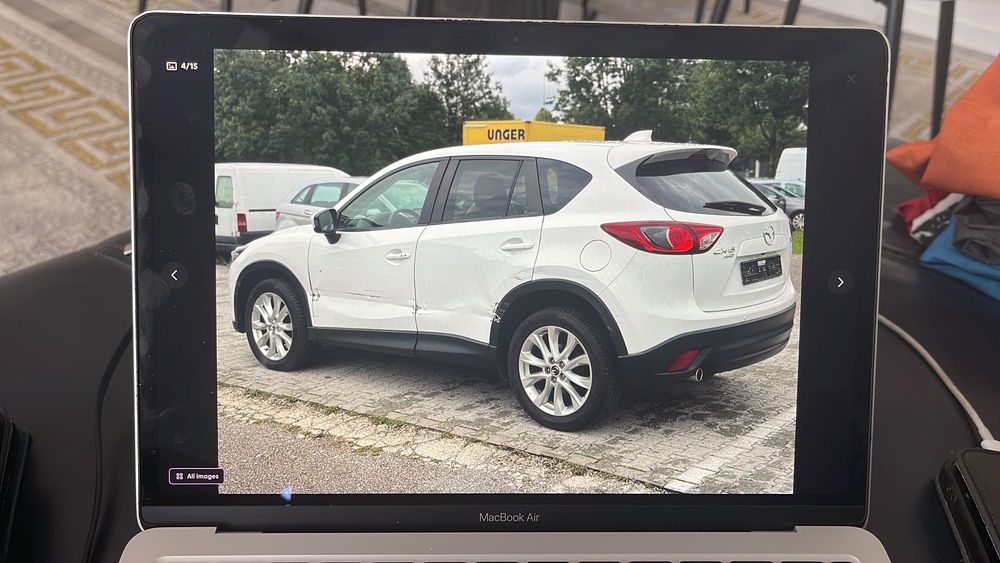 MAZDA CX5 caixa automatico interior couro branco tento PANORAMICO 2013