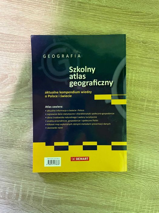 szkolny atlas geograficzny demart