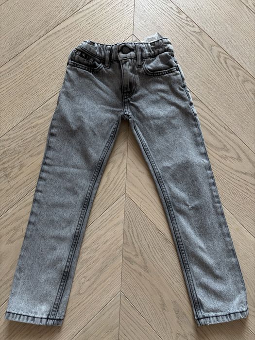 Jeansy calvin klein oryginslne szare 116